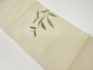 絽綴れ桔梗模様織出し名古屋帯